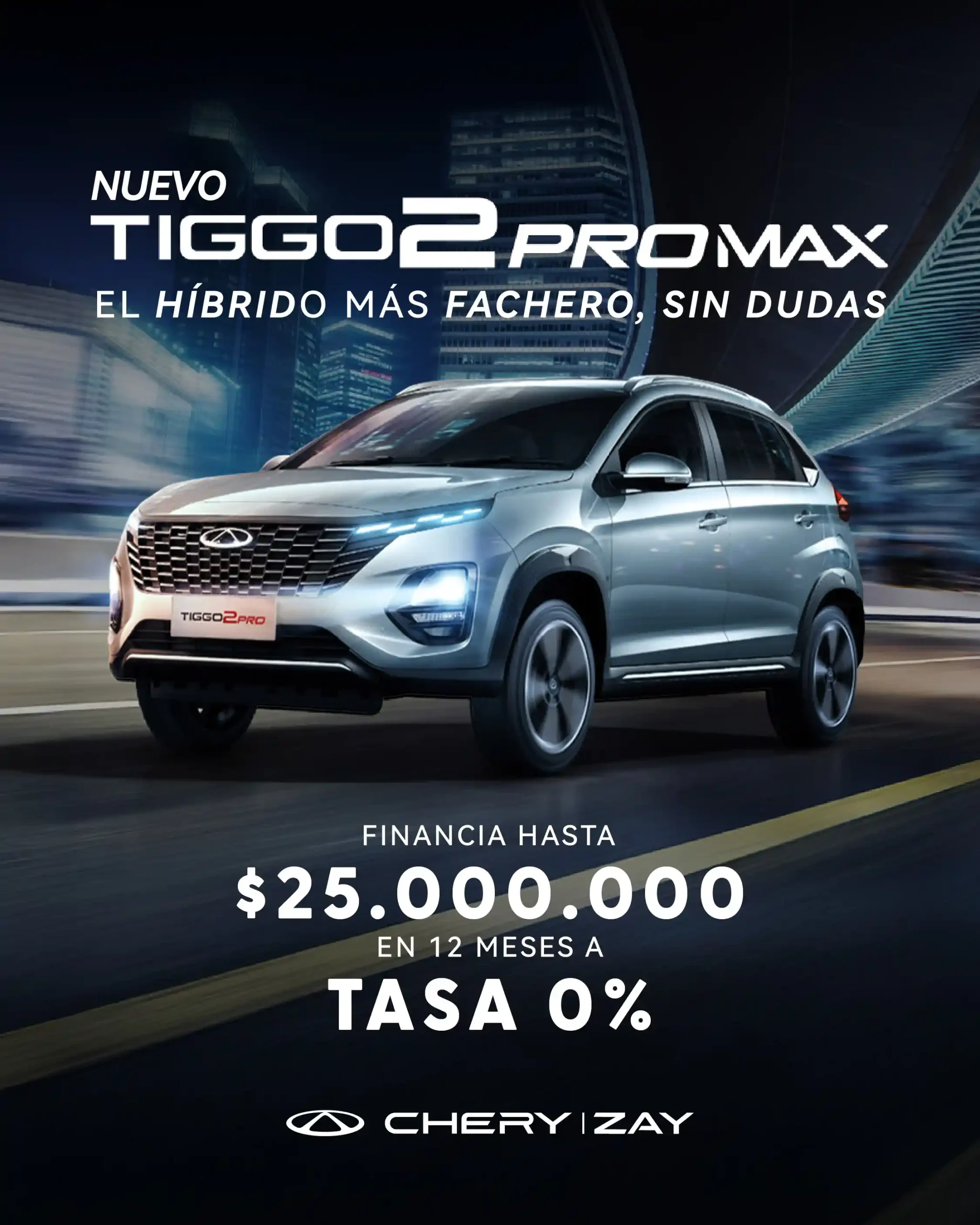 chery tiggo 2 pro max financiacion febrero