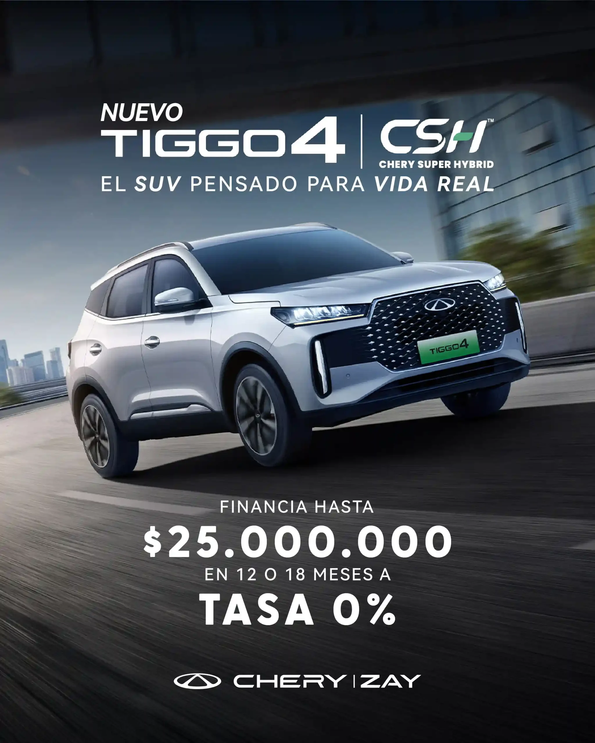 chery tiggo 4 hybrid financiacion febrero