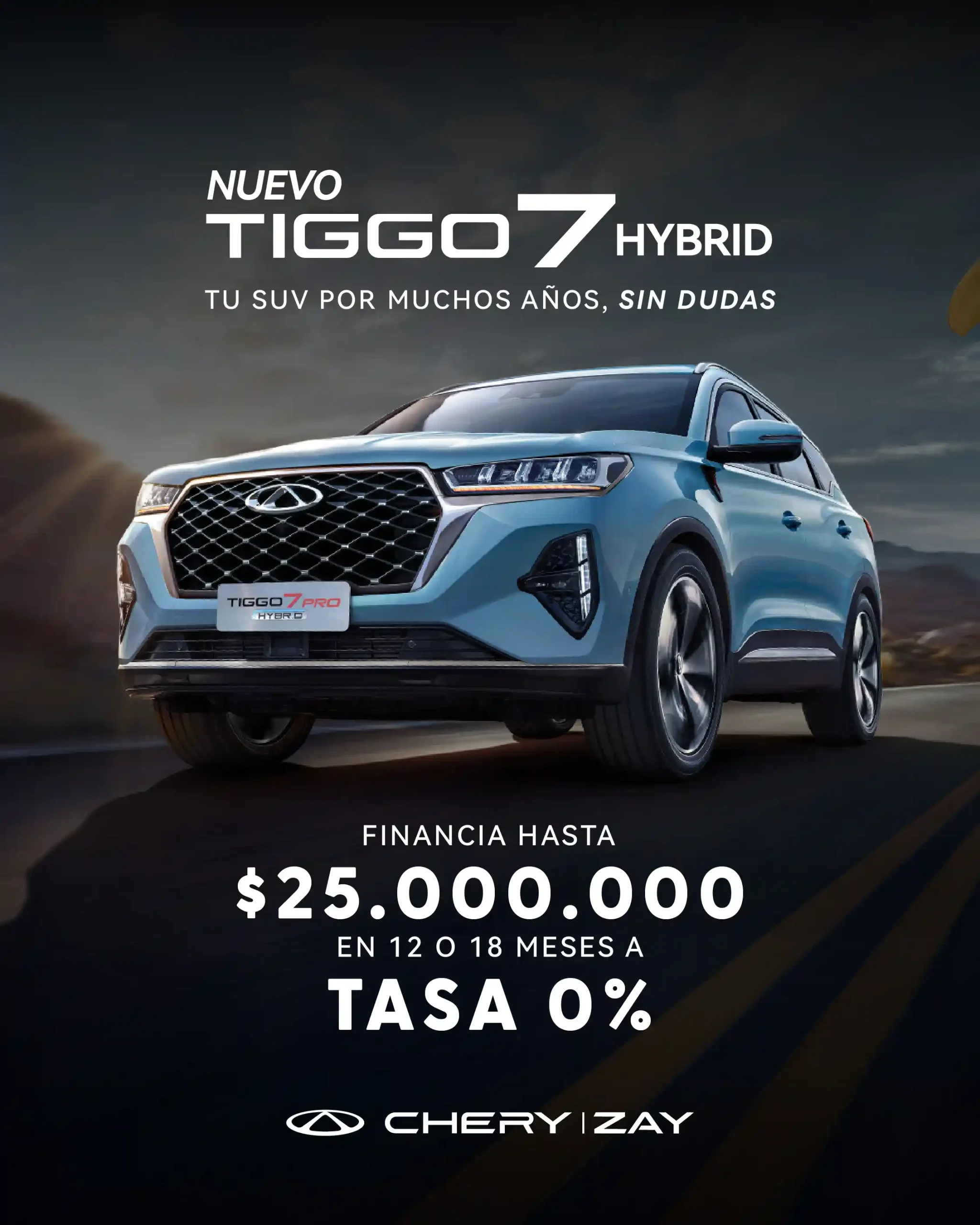 chery tiggo 7 pro hybrid financiacion febrero