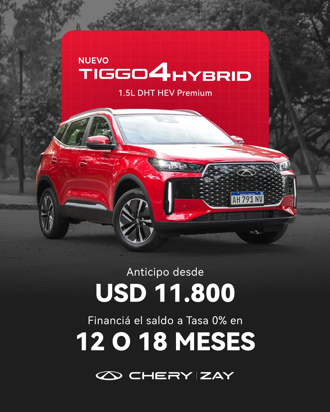 chery Tiggo 4 anticipo abril 2026