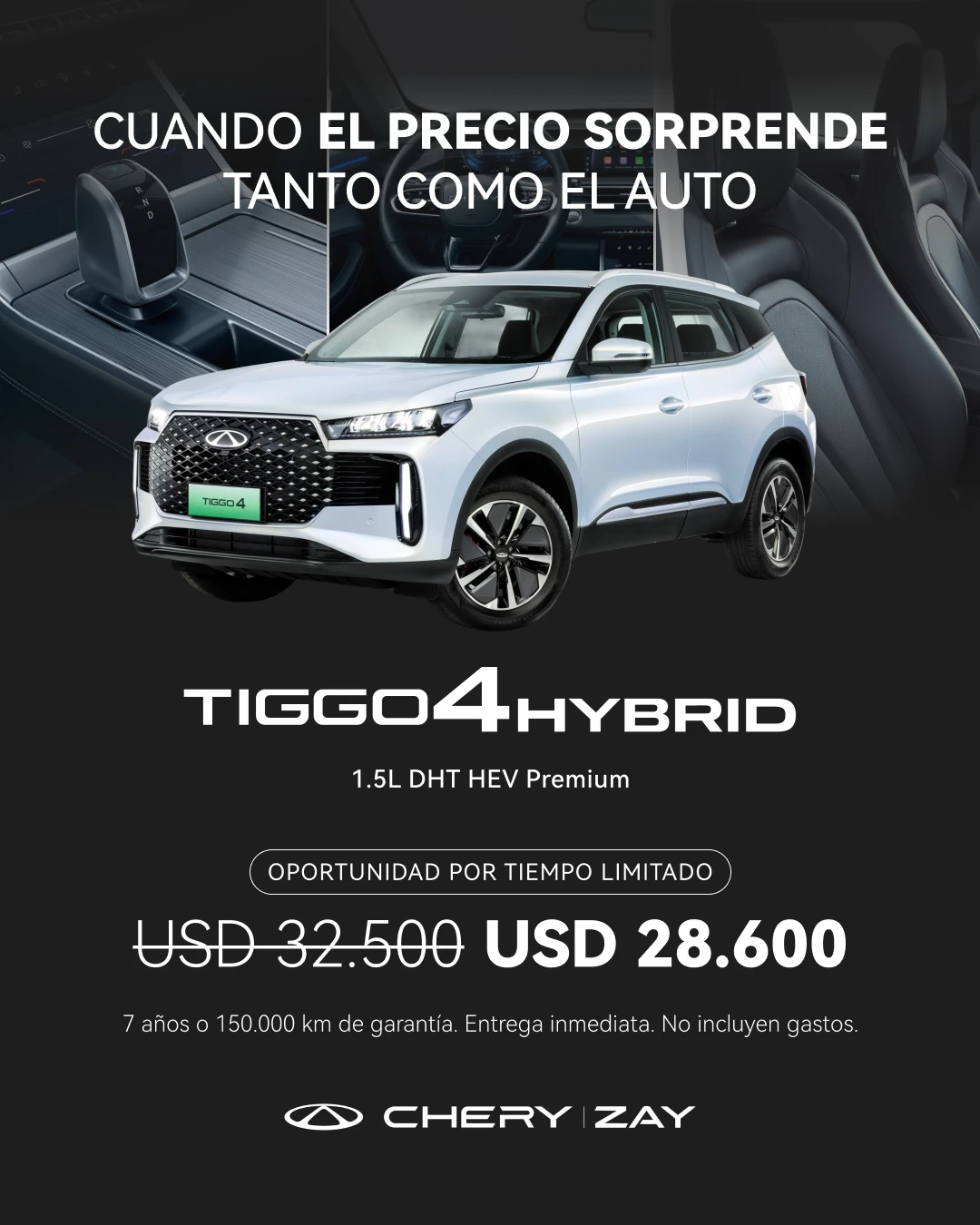 Tiggo 4 precio al contado jun26
