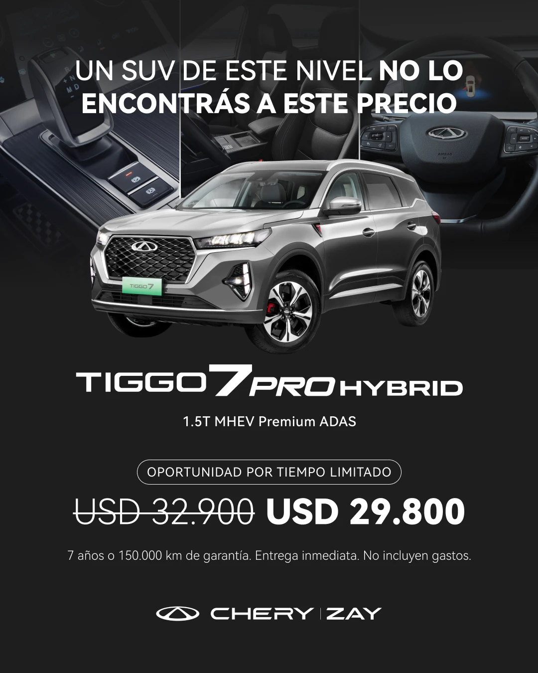 Tiggo 7 precio al contado jun26