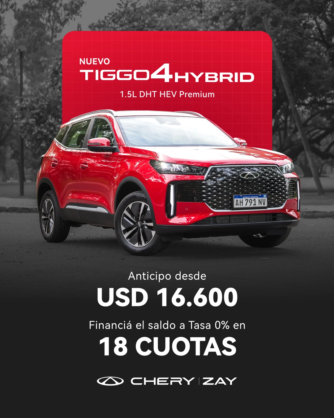 Anticipo Post Tiggo 4